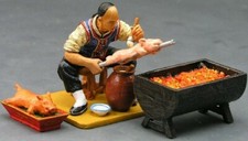 KING  COUNTRY THE STREETS OF OLD HONG KONG HK151M BUTCHER COOKING SUCKLING PIG