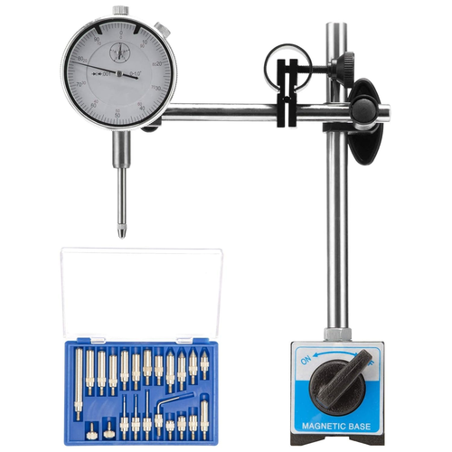 Dial Indicator with Magnetic Base Holder Differential Backlash Gauge 0-1.0" Test - Picture 2 of 12
