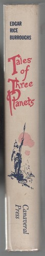 Edgar Rice Burroughs Tales of Three Planets 1964 Canaveral Press Gold Cover EX - Foto 2 di 15