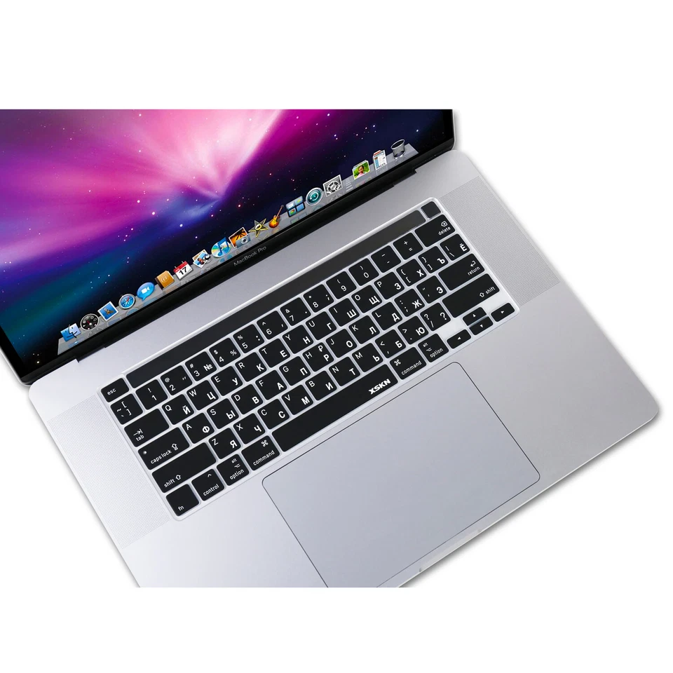 XSKN Russian Silicone Keyboard Cover Skin for Macbook Pro 13.3/16 inch Touch Bar - Image 4 of 4