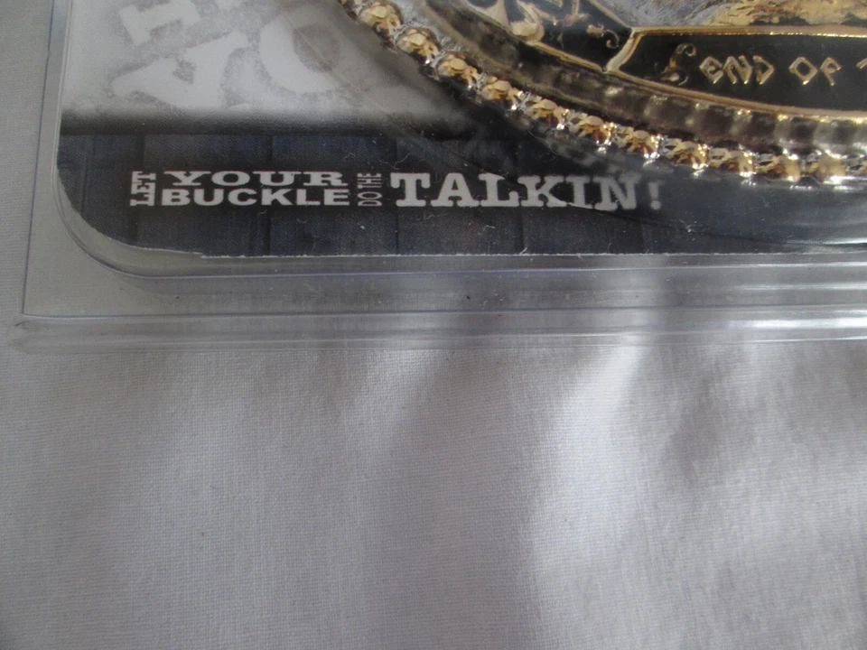 Montana Silversmiths Attitude End of Trail Buckle Two Tone Gold & Silver NEW - Image 3 of 4