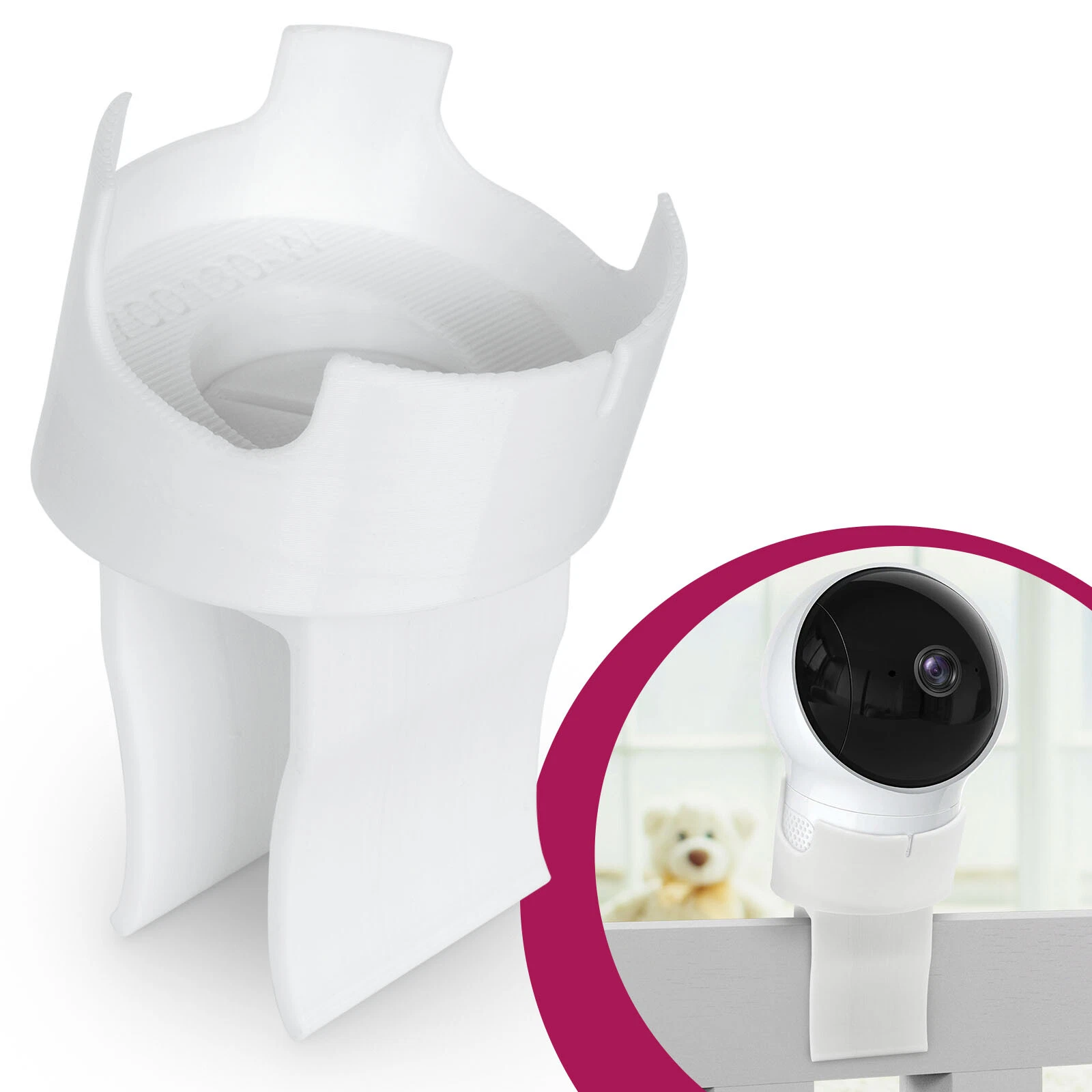 Baby Monitor Holder Bed Mount Compatible for Eufy SpaceView Surveillance Camera
Opens in a new windo
