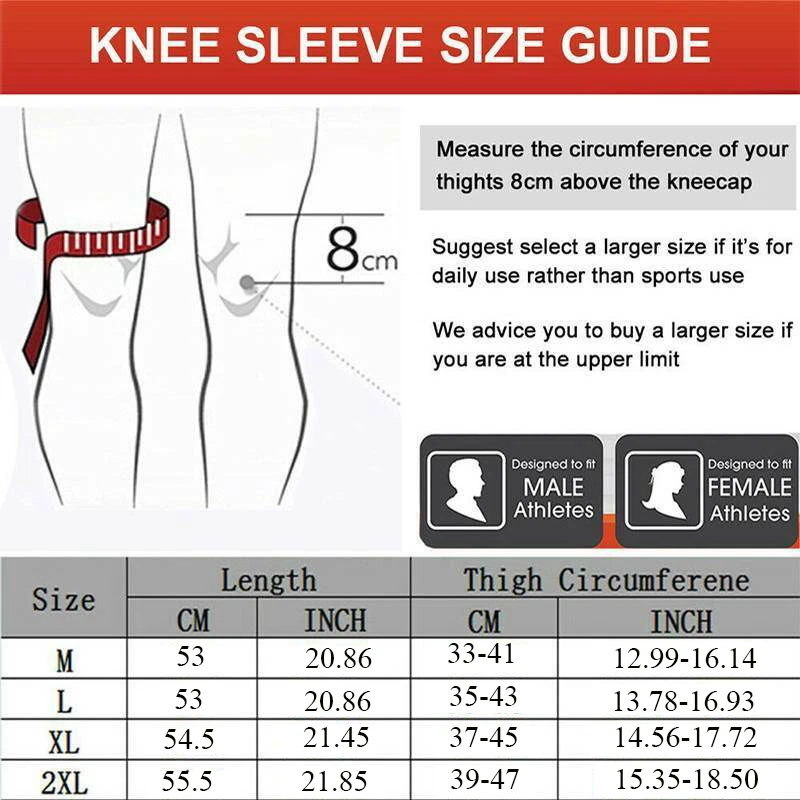 Compression Socks Leg Support Thigh Sleeve Knee High Stockings For Men Women US - Image 2 of 4