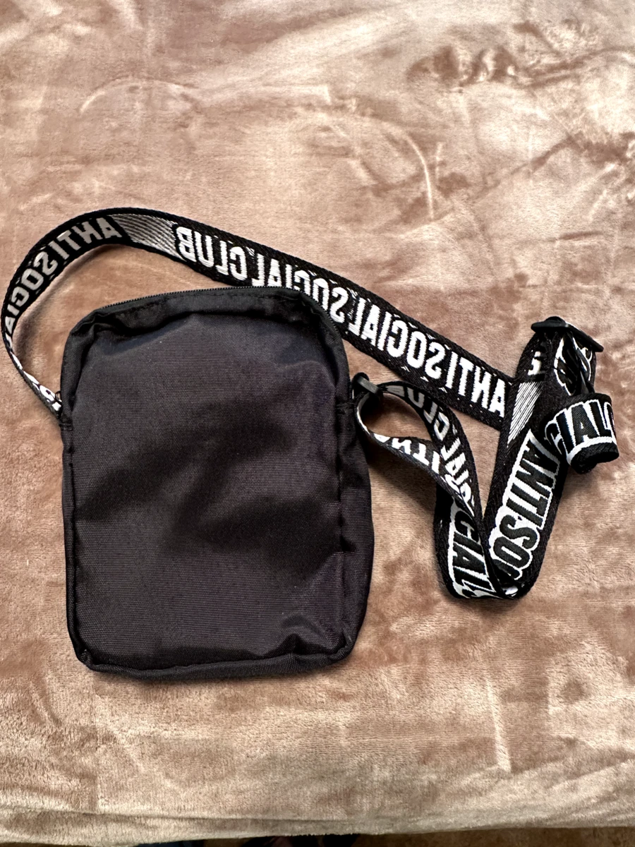 AUTHENTIC Anti Social Social Club ASSC Shoulder Bag Black Get Weird Unisex