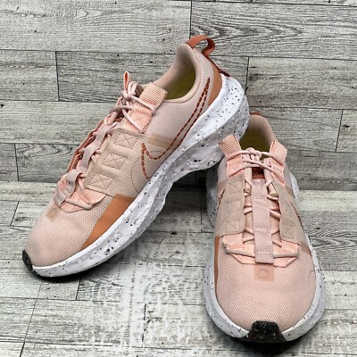 Nike Crater Impact Pink White Athletic Shoes Sneakers CW2386