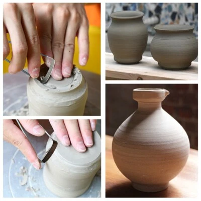 Forchetta piatta in metallo premium ceramica scultura strumento di taglio per artisti argilla