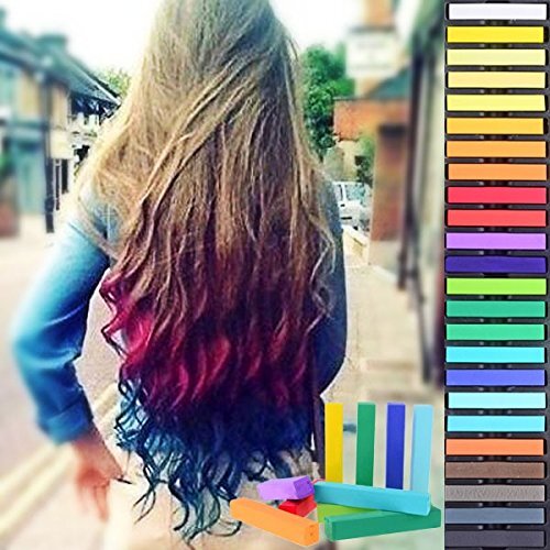 36 Non-Toxic Temporary Hair Pastel Chalk Beauty Kit - Picture 2 of 5