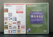 Creative Clips  Fonts  2 CD-Rom Set for PC or Mac