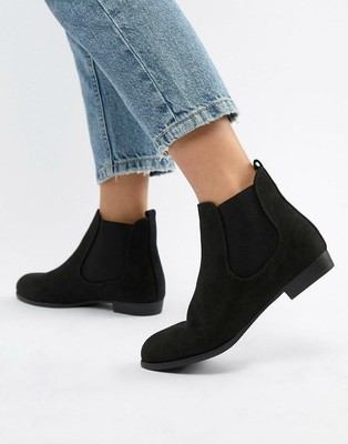 new look boots black
