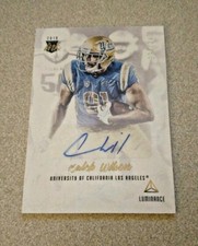 2019 Panini Luminance Rookie Ink Auto #RI-CW Caleb Wilson UCLA /349