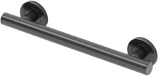 Gatco Latitude II 12 in. Grab Bar in Matte Black 850MX