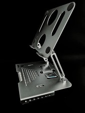 Ipod, Tablet, Laptop Stand, 4-in-One Laptop Riser, Adjustable, Aluminum,