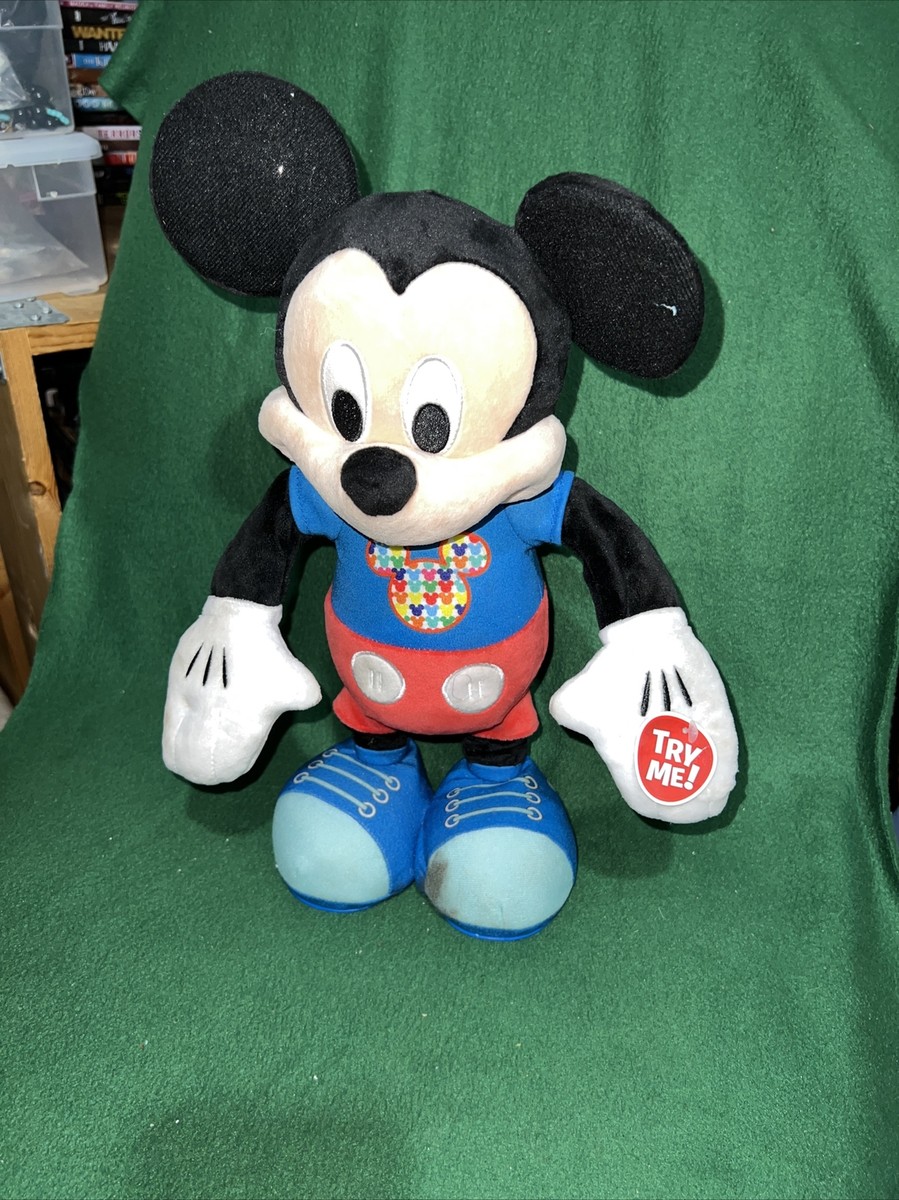 Mickey Mouse 30061 Hot Dog Dance Break Mickey Plush Lights On And