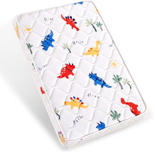 Pack and Play Mattress 38" X 26" X 1.5", Firm Support and Comfort Foam, Soft Pla