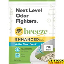 Scented Zeolite Cat Litter Pellets Non Clumping Odor Control Multi Cat System US