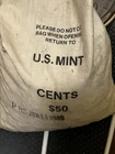 Bank Bag Of 35 Pounds Wheat Pennies Lot Bulk Copper $50 5000 Cents