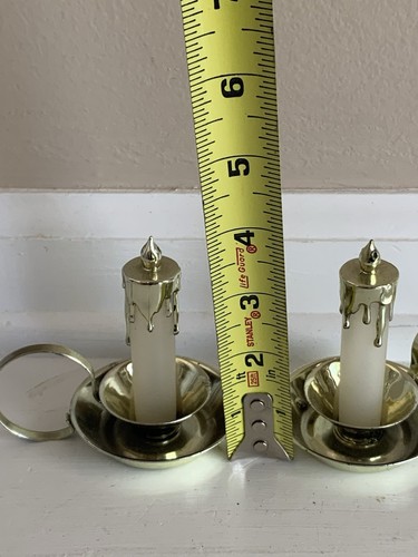 Candelabro de plástico y metal estilo granja vintage años 70 salero y pimentero - Imagen 2 de 24