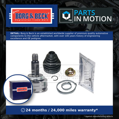 CV Joint fits HONDA JAZZ Mk2 1.4 Front Outer 06 to 08 C.V. Driveshaft B&B New