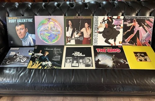 Lot of 10 Classic Rock & Pop LP Vinyl Records Steve Miller Band The Who