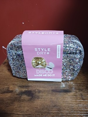 STYLE DRY Disco Made Me Do It - Turban Shower Cap + Dry Shampoo Compact Powder
