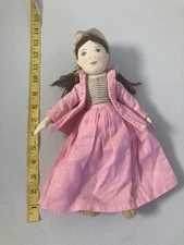 Colonial Williamsburg Foundation Margaret Doll 2003 Rag & Cloth Doll Toy 12"