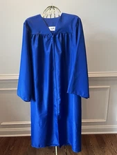 JOSTEN'S Academic Collection Graduation Gown 5'10" - 6'0", Royal Blue