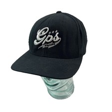 The Classics Yupoong GP’s Racing Black Embroidered Baseball Hat Cap