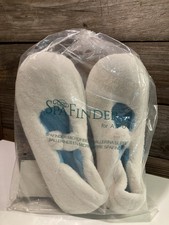 Avon Spa Finder Cushion Cozy Slippers Women Size 7 Off White