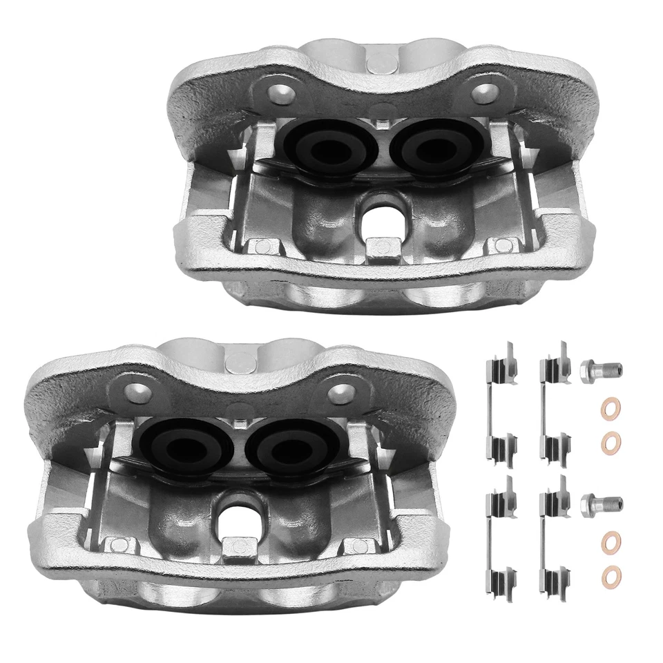 Rear Brake Calipers w/ Bracket For 2002 2003-2006 Chevy Suburban 1500 Tahoe RWD Foto 2 de 4