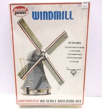  HO SCALE MODEL POWER MOTORIZED WINDMILL KIT  # 404 NOT IN BOX 