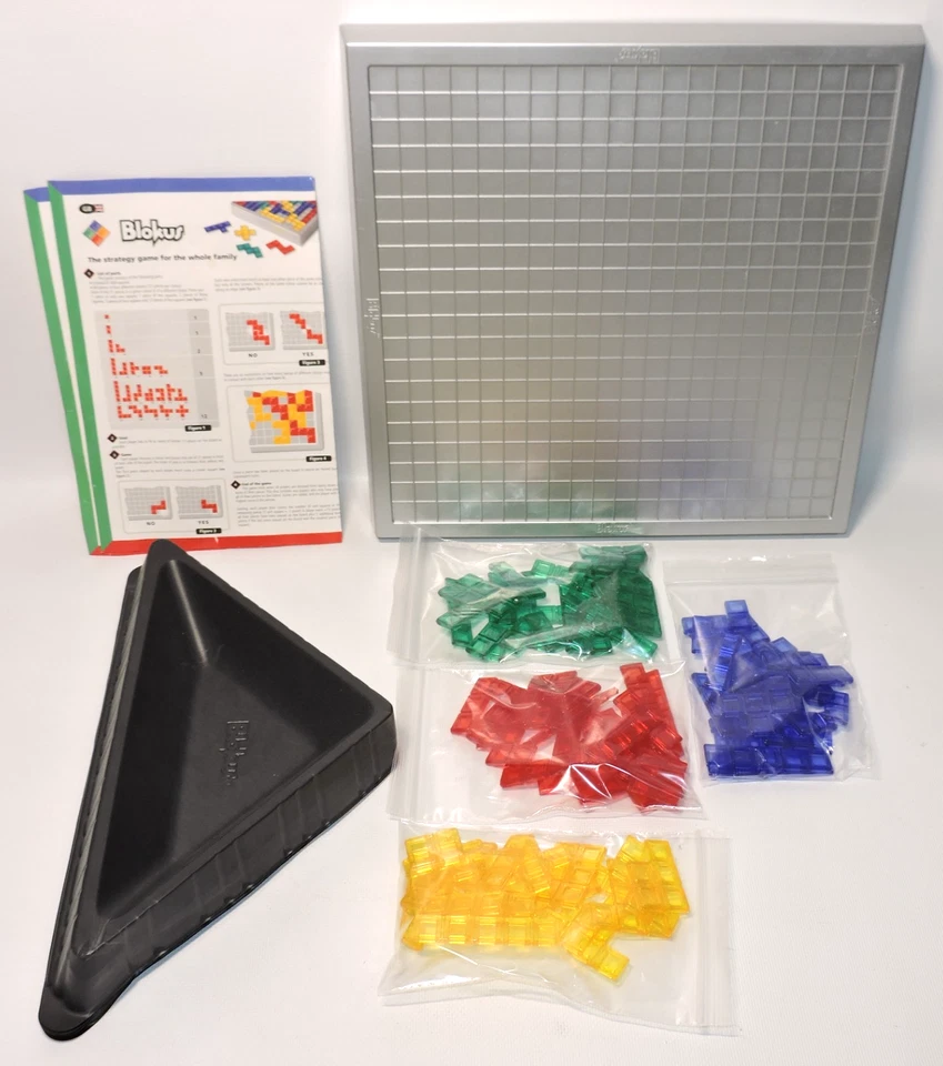 BLOKUS Strategy Board Game 12" x 12" XL 100% COMPLETE All Pieces CIB w/ Box Wear - Image 3 of 4