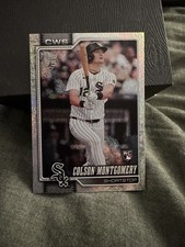 2026 Topps Series 1 Colson Montgomery  Silver Sand Glitter Holofoil RC White Sox