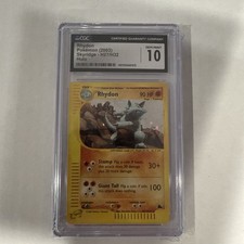 Pokemon Rhydon #H27 Skyridge HOLO CGC 10 on eBay