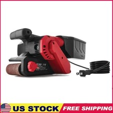 6Amp Corded Belt Sander Quick Release Dust Collection Ergonomic Handle Durable