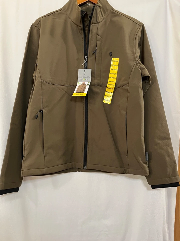 Free Country Men's Super Softshell 3-Layer Jacket Jet Saddle Size M NEW - Image 4 of 4