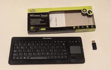 Gear Head Wireless Smart Touch Keyboard 2.4 GHz KB3800TPW W/ Box & USB Receiver
