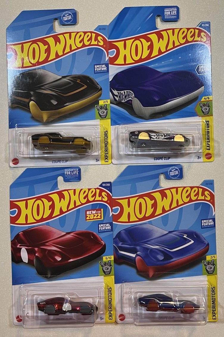 mpw6のチップ Hot Wheels Experimotors Purple Coupe Clip Keychain 2026 D Case 1