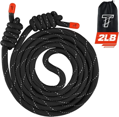Flow Rope Exercise Jump Rope for Fitness, Working Out, Flow with 9 Ft 2Lbs - Image 1 of 4