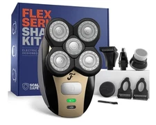 FLEXSERIES Electric Head Hair Shaver-Freebird- Mens Cordless Kit. (Sealed!)