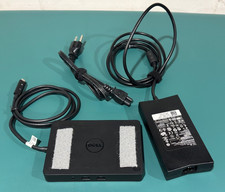 Dell Dock WD15 USB-C Type-C K17A 05FDDV with 130W Ac Adapter