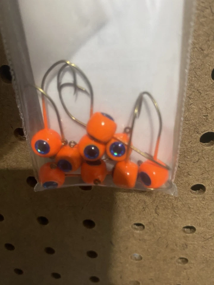 Crappie Jig Head 1/16 Oz 25 Count Size 4 Mustad Sickle Hook