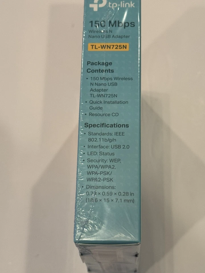 TP-Link TL-WN725N N150 150Mbps Wireless Nano USB 2.0 WiFi Network Adapter Dongle - Image 4 of 4