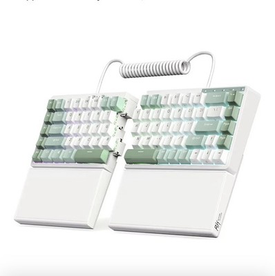 RKS70 Ergonomic Split Mechanical Keyboard, Wireless Bluetooth/2.4G/Wired Keyb...