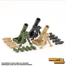 ✅ Klemmbaustein Mörser Granatwerfer Mortar Militär Waffe Soldaten Krieg WW2