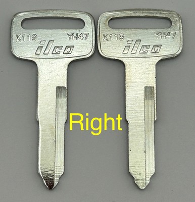 2 Keys Yamaha SR SR185 SR250 SR500 TT-R TT-R50 TTR-90 TT-R Blanks Motorcycle Key