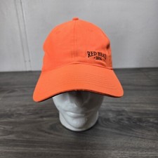 Red Head Hunting Baseball Cap Hat Mens Blaze Orange Strapback OSFM Flaw