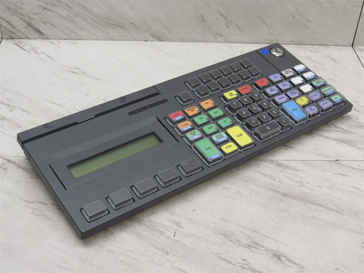 IBM Toshiba 67-Key POS Keyboard w/ LCD 7431184 50Y7034 00DN136 