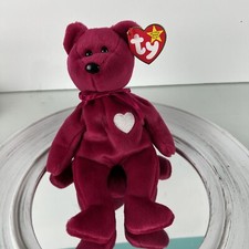 Ty Beanie Baby Valentina DOB February 14, 1998 Bear MWMT 105