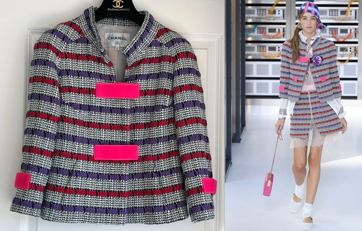CHANEL Purple Coats, Jackets & Vests for Women for sale | eBay