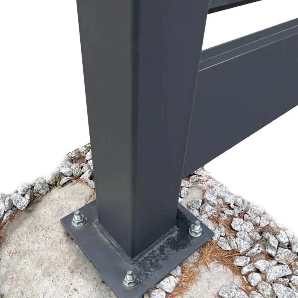 Doppelter Garage Carport 6x6 Moderne Garage Fertiggarage auf Maß Blechgarage  - Bild 3 von 4